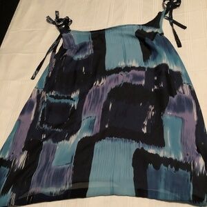 Together size 18 blue multicoloured camisole. Simple but elegant - new